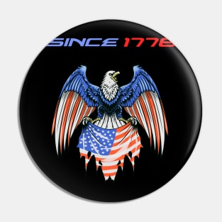 Blad eagle on 4th of  july Pin