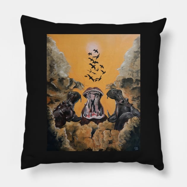 Above the Fray Pillow by tylerashe