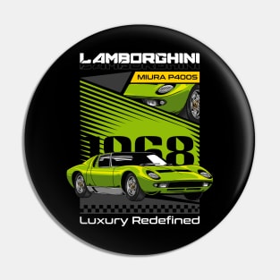 Classic Miura Supercar Pin