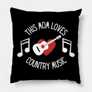 This Mom Loves Country Music Pillow