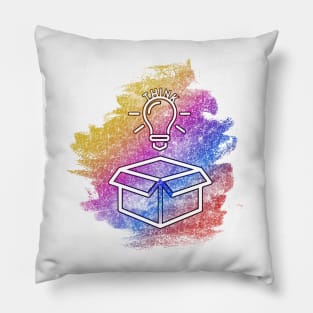 Think outside the box Pillow