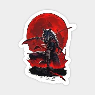 Wolf Warrior Magnet