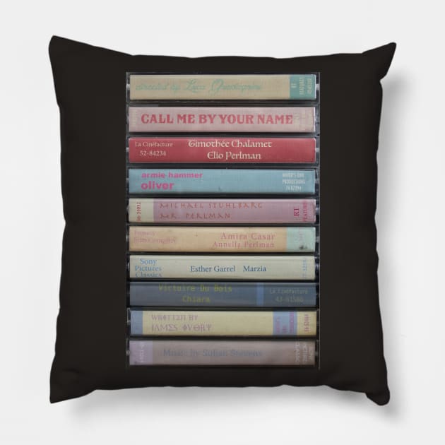 Call Me By Your Name Pillow by JordanBoltonDesign