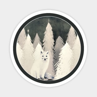 Arctic Wolf Sticker Magnet