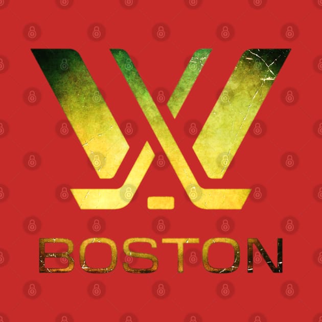 PWHL - Boston Distressed by INLE Designs