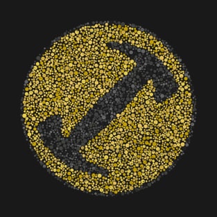 Color Blind Test StoneCutters Gold T-Shirt