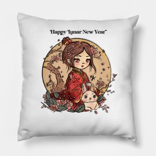 Year of the Rabbit (design option number 2) Pillow