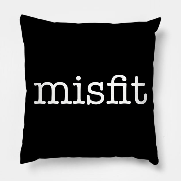 misfit Pillow by Art from the Blue Room