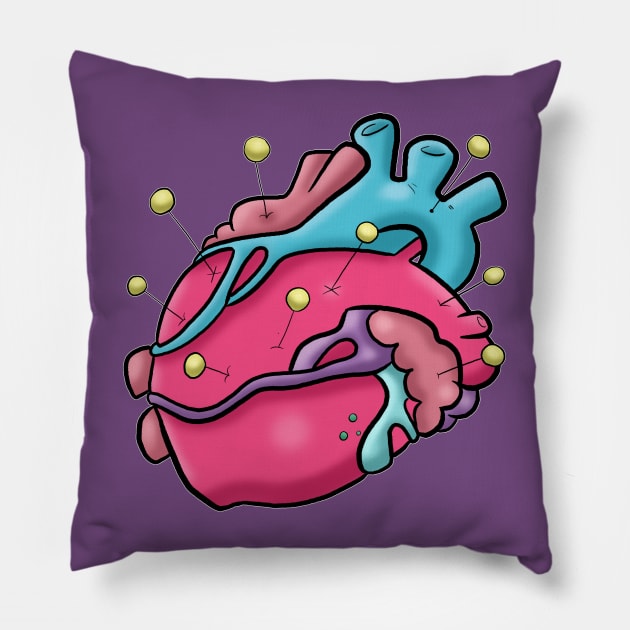 Creepies - Pin Cushion Heart Pillow by Creepies