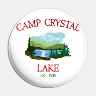 Camp Crystal Lake Counselor (with Back Design) Pin