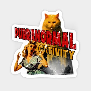 Retro Movie Purranormal Cativity Magnet