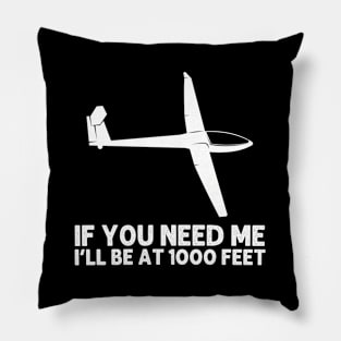 Glider For Gliders Sailplanes Pillow