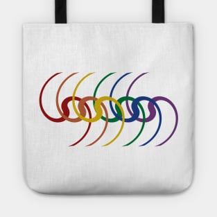 Rainbow Swirls Tote