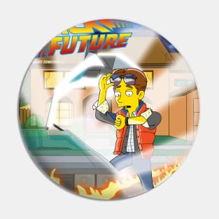 Time Travel Movie Parody Poster Pin