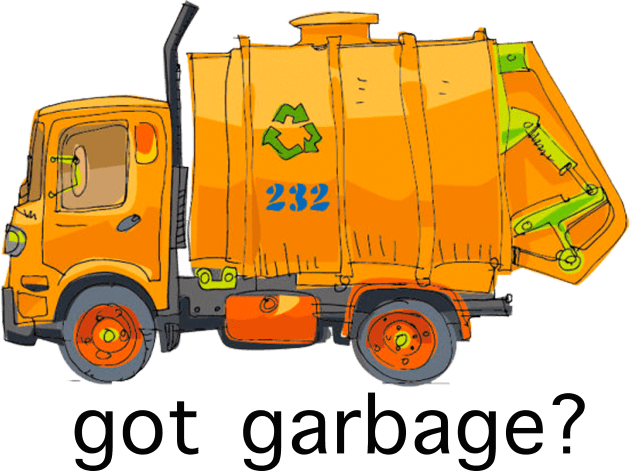 Garbage Truck Kids T-Shirt by Happy Art Designs