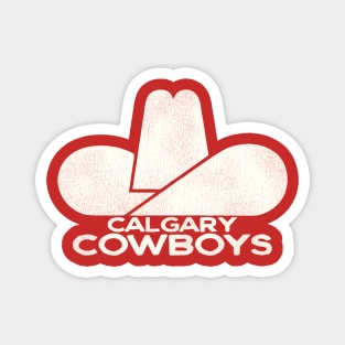 Defunct Calgary Cowboys Hockey Team Magnet