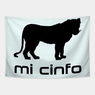 I'm A Lion (Lojban, Gender Neutral) Tapestry