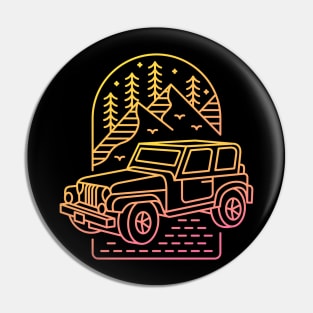 My Jeep My Adventure Pin