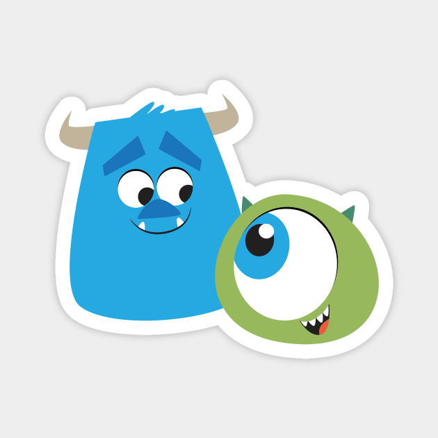 Monsters inc Magnet by Fall Down Tree