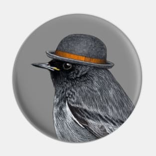 Black redstart Pin