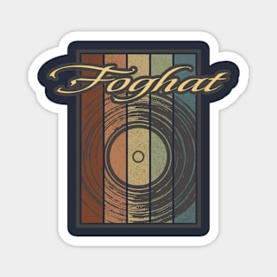 Foghat Vynil Silhouette Magnet