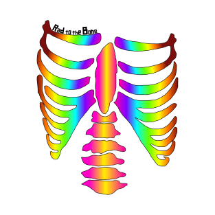 Rad to the Bone Rainbow Skeleton T-Shirt