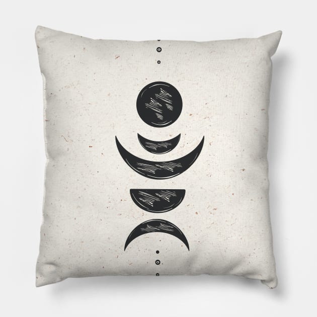 Luna Soul Series 11 Pillow by studioaartanddesign