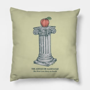 The Apple of Adam and Eve Pillow