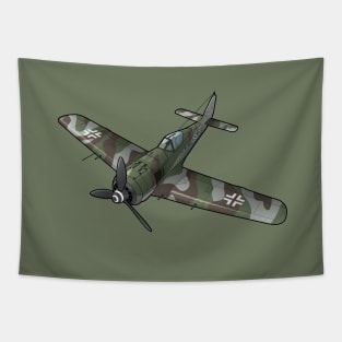 Focke Wulf FW-190 in standard camo Tapestry