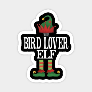 Bird Lover Elf Matching Family Group Christmas Party Pajamas Magnet