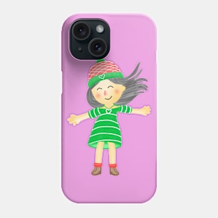 Happy girl. Phone Case