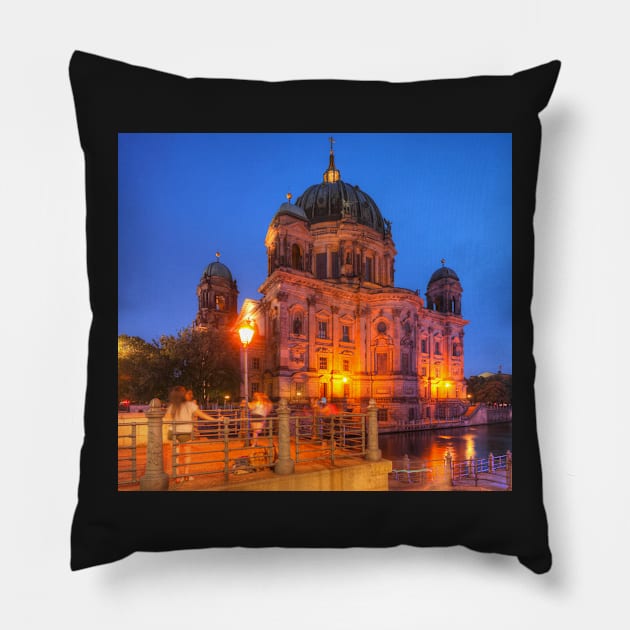 Berlin, Berliner Dom Pillow by Kruegerfoto