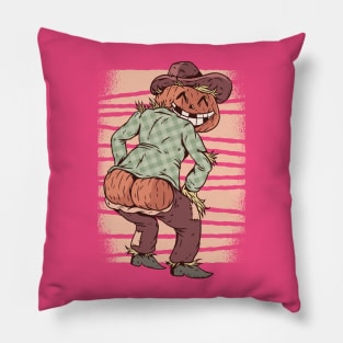 Ass-ka Pumpkin Graphic Tee Pillow