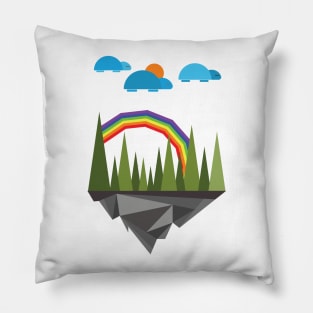 Turtle Cloud-Geometric nature Pillow