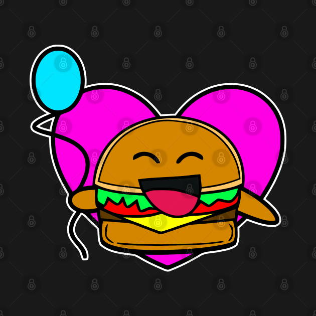 Cheeseburger Happy Meal Fast Food Gift by MaystarUniverse