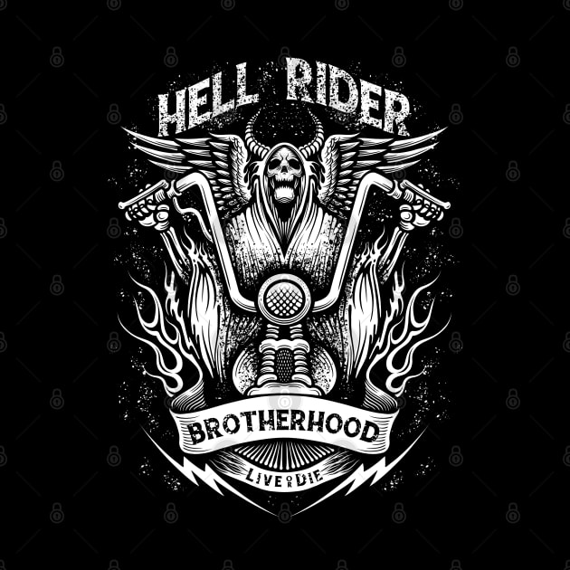 Hell Rider Brotherhood by Tonymidi Artworks Studio