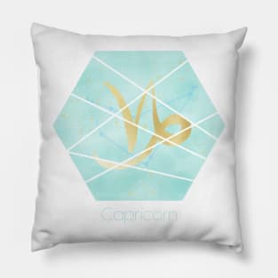 Capricorn zodiac sign Pillow