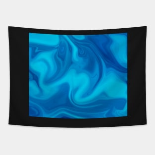 Blue Ocean Waves Tapestry