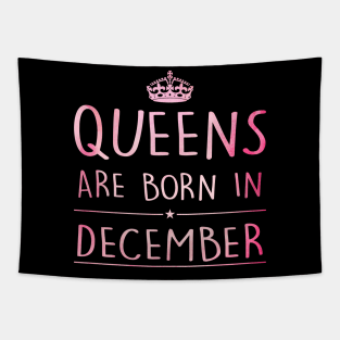 Queens Are Born In December Tapestry