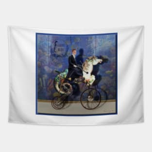 Sea Horse Motors Tapestry