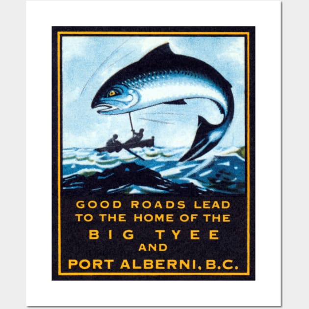 Travel Poster for Fishing in Canada' Prints