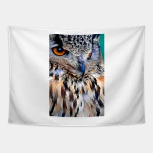 European Eagle Owl Bird of Prey Tapestry