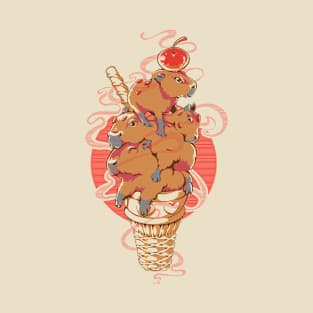 Capybara Ice Cream T-Shirt