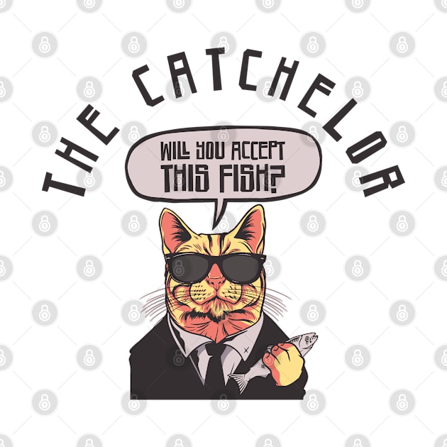 Catchelor Single Life Cat Bachelor Partying by Tom´s TeeStore