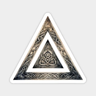 Norse Mythology Symbol Triangle Magnet