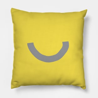 Ultimate Gray Smile Pillow