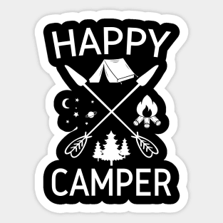 Autocollant camping-car Camp life 1 - Autocollants drôles de voiture -  Autocollant