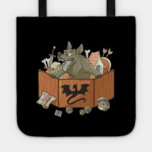 RPG Pen and Paper PnP Dog Roleplaying Dogs Meme DM Gift Idea Tote