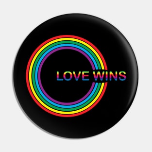 love wins tshirt Pin