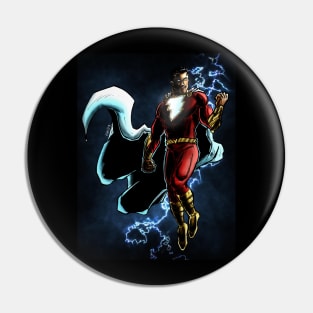 Shazam Fan Art T-shirt Pin